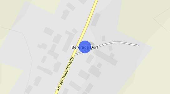 Bodenrichtwertkarte Bergrade Dorf